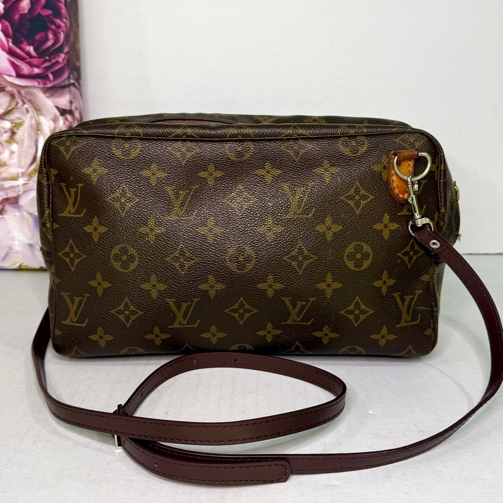 LOUIS VUITTON Monogram Marly Bandouliere Vanity Bag with COA